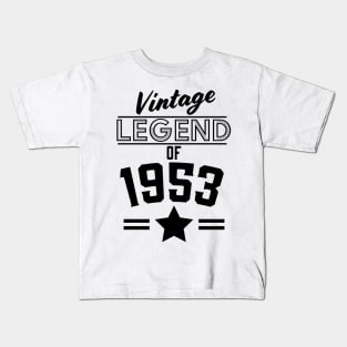 Vintage Legend of 1953 Kids T-Shirt